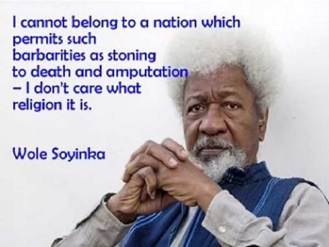 Wole Soyinka quotes on Africa Wole Soyinka quotes on Africa