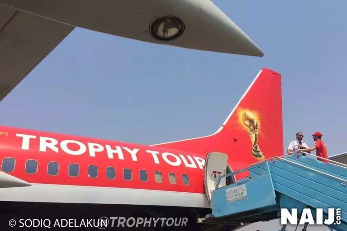 FIFA World Cup finally lands in Nigeria for a four-day tour to Lagos and Abuja FIFA World Cup finally lands in Nigeria for a four-day tour to Lagos and Abuja