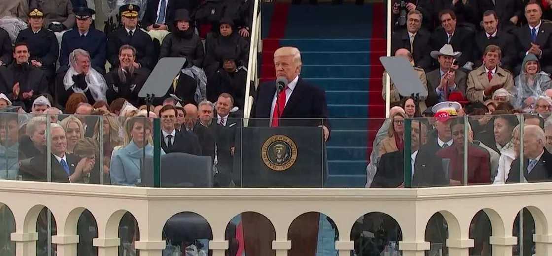 Trump Inauguration: Donald Trump is sworn in as the 45th President of America Trump Inauguration: Donald Trump is sworn in as the 45th President of America