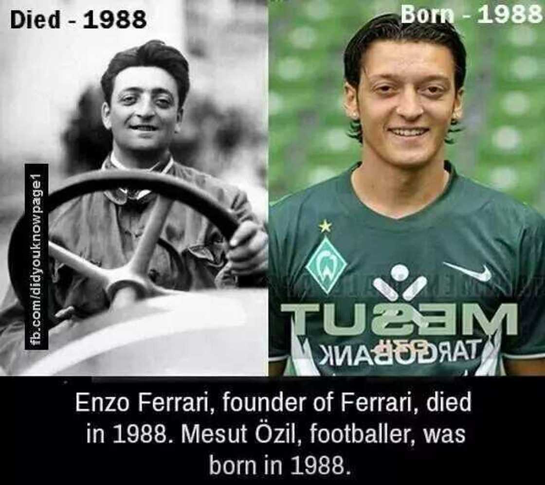 Reincarnation: Between Mesut Ozil And Enzo Ferrari Reincarnation: Between Mesut Ozil And Enzo Ferrari