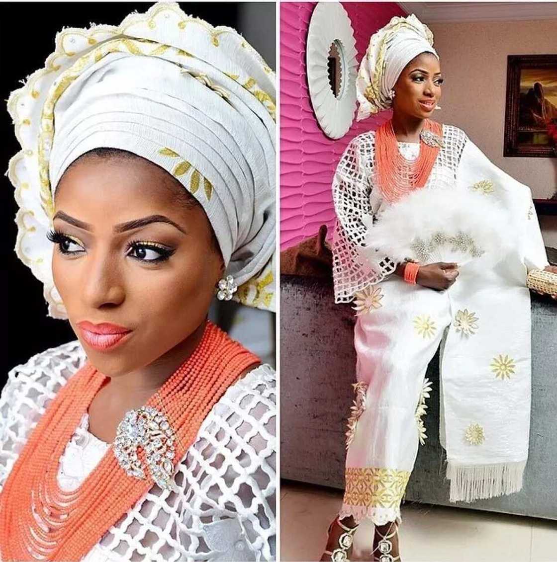 Iro and Buba style for wedding Iro and Buba style for wedding