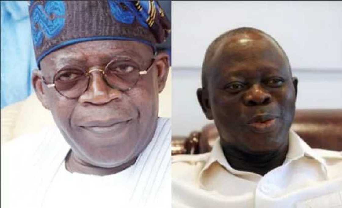 You still have a lot to contribute - Tinubu to Oshiomhole You still have a lot to contribute - Tinubu to Oshiomhole