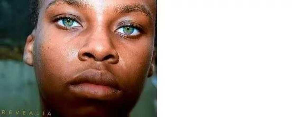 Nigerian girl with multicoloured eyes stun people as she was seen in Lagos (photos) Nigerian girl with multicoloured eyes stun people as she was seen in Lagos (photos)