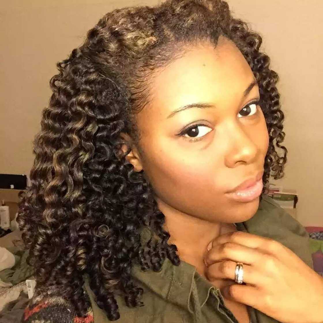 Braid-out style Braid-out style