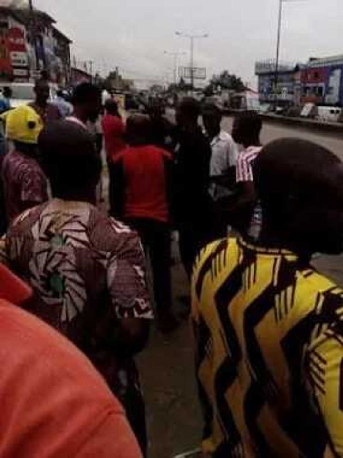 PHOTOS: Biafra Supporters Protest In Port Harcourt