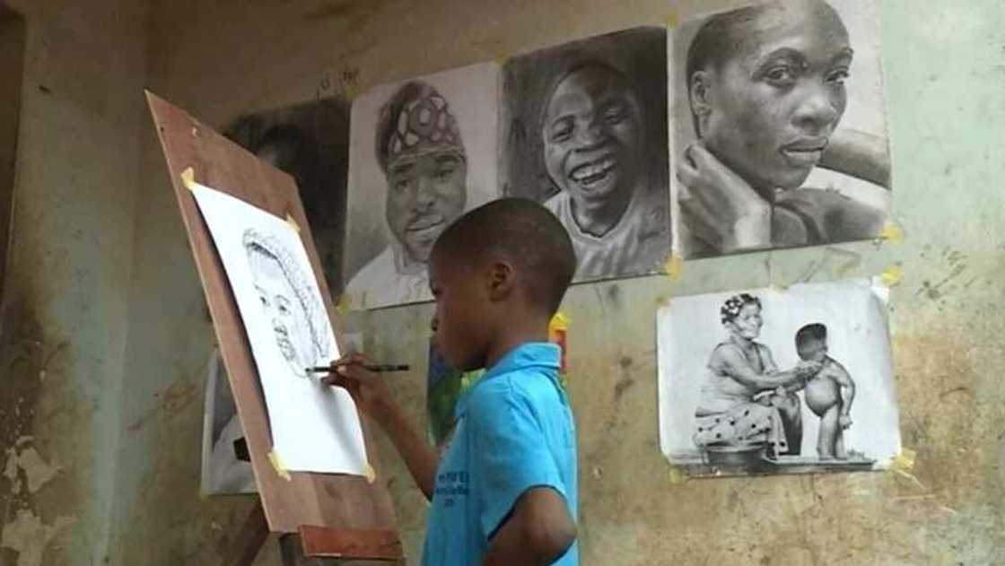 Kareem Waris artwork: 11-year-old Nigerian artist is gaining international attention Kareem Waris artwork: 11-year-old Nigerian artist is gaining international attention