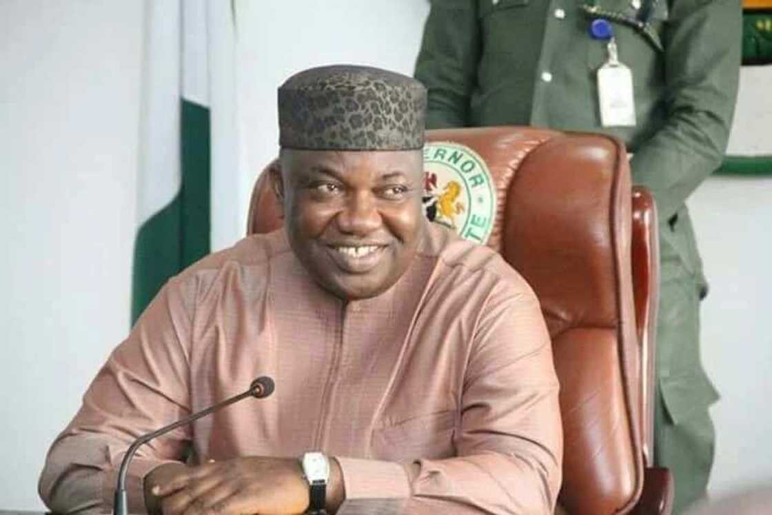 Gwamna Ifeanyi Ugwuanyi na jihar Enugu. Gwamna Ifeanyi Ugwuanyi na jihar Enugu.