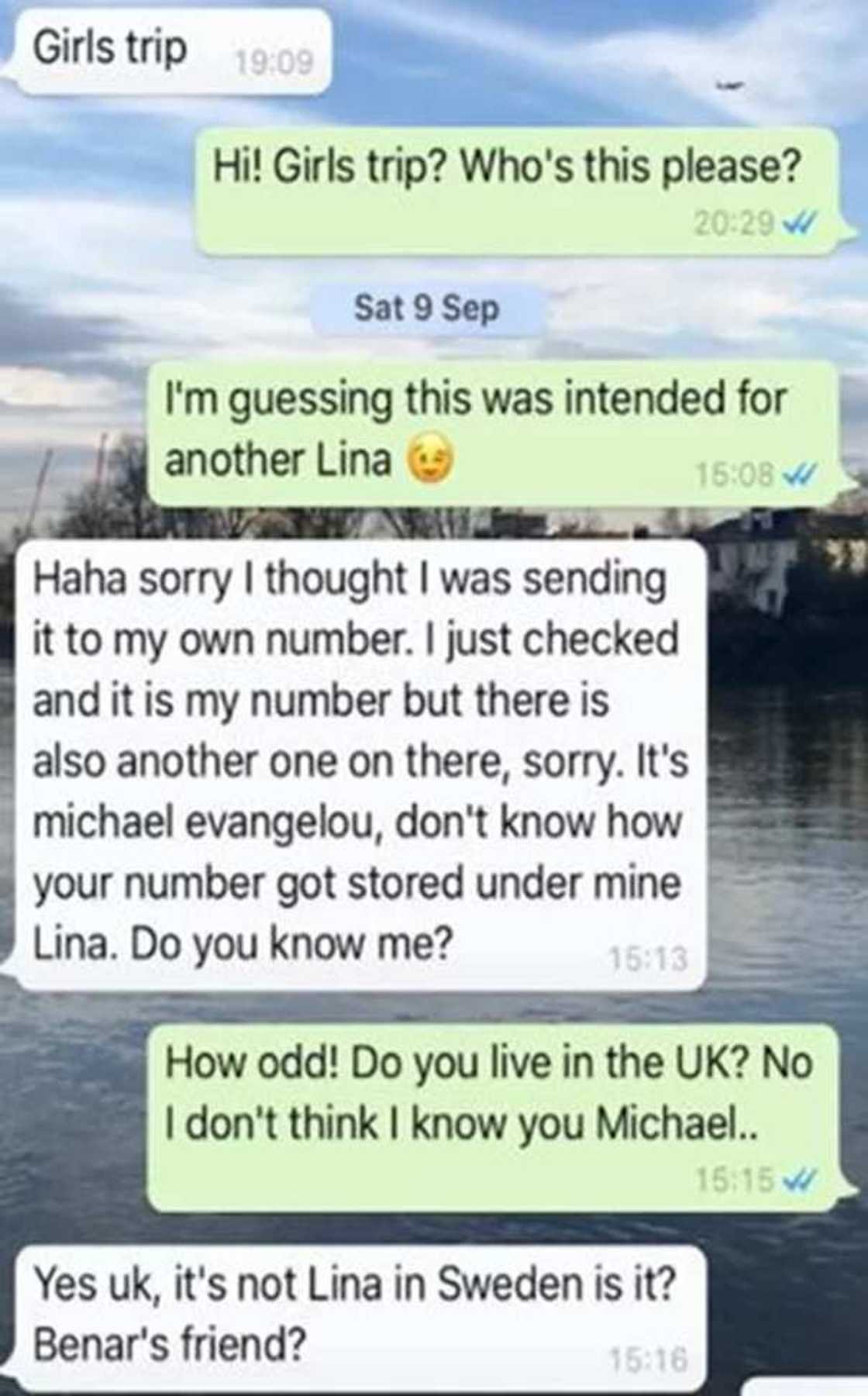 Couple who met after mistaken WhatsApp message end up getting married Couple who met after mistaken WhatsApp message end up getting married