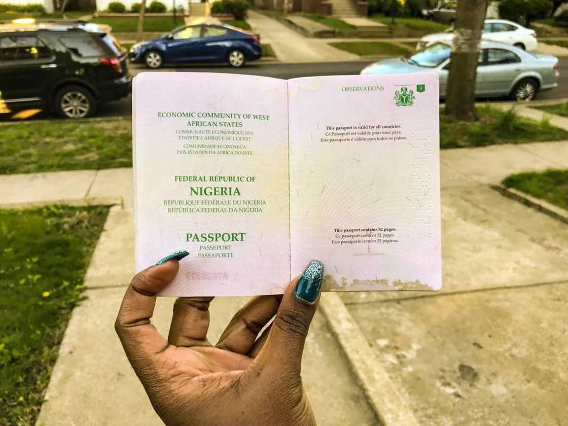 Nigerian international passport Nigerian international passport