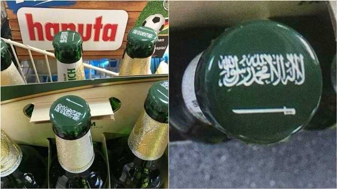 Ahir! Musulman Duniya sun nuna bacin ransu ga yadda wata kamfanin giya ta yi amfani da Kalmar shahada Ahir! Musulman Duniya sun nuna bacin ransu ga yadda wata kamfanin giya ta yi amfani da Kalmar shahada