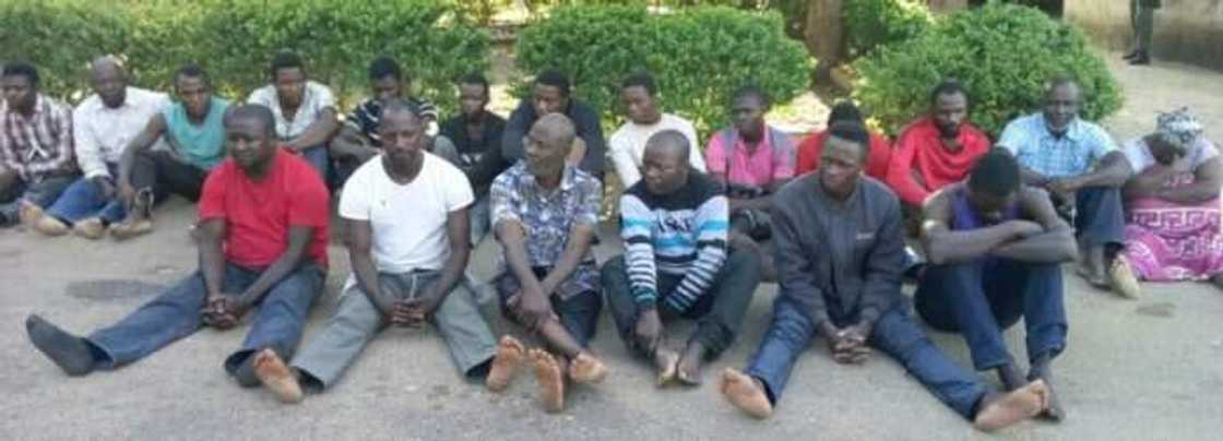 Kisan Janar Idris Alkali: Hoton mutane 19 da hukumar 'yan sanda ta yi bajakolinsu Kisan Janar Idris Alkali: Hoton mutane 19 da hukumar 'yan sanda ta yi bajakolinsu