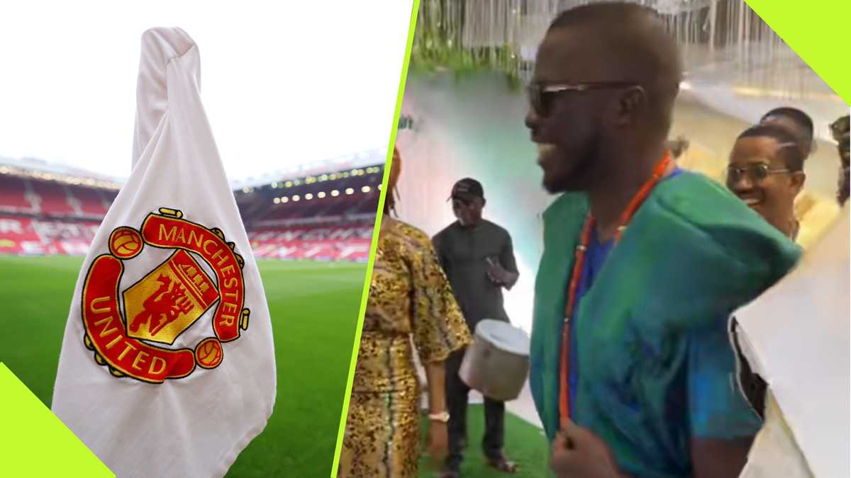 Watch Nigerian man who was told to denounce Man Utd before taking his bride