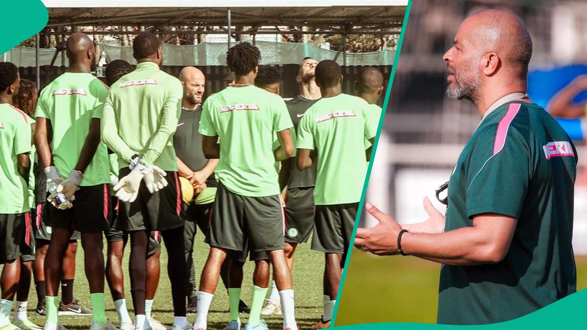 Eric Chelle addresses NPFL players ahead of Unity Cup match vs Zimbabwe