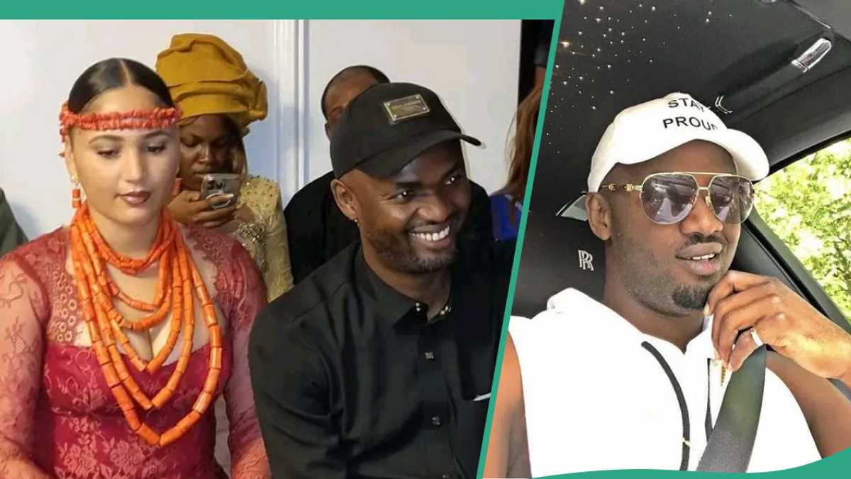 Nigerian billionaire Jowizaza holds traditional wedding with lover, video trends: “Good girls are winning”