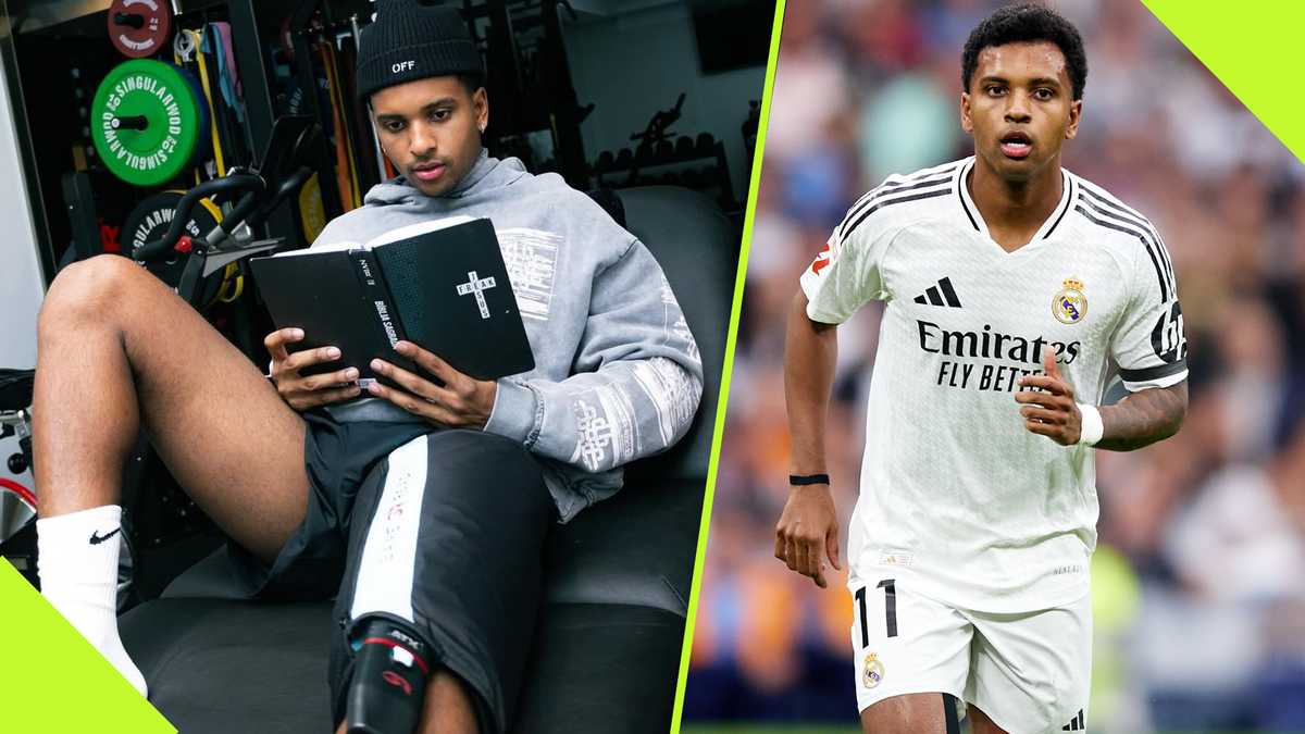 Rodrygo de Goes: Real Madrid superstar spotted reading the Holy Bible as he recovers from injury