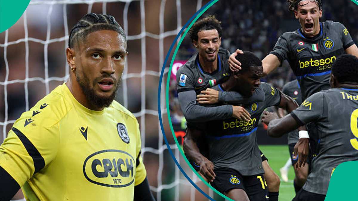 Maduka Okoye: Super Eagles goalkeeper reacts after conceding five goals against Inter Milan