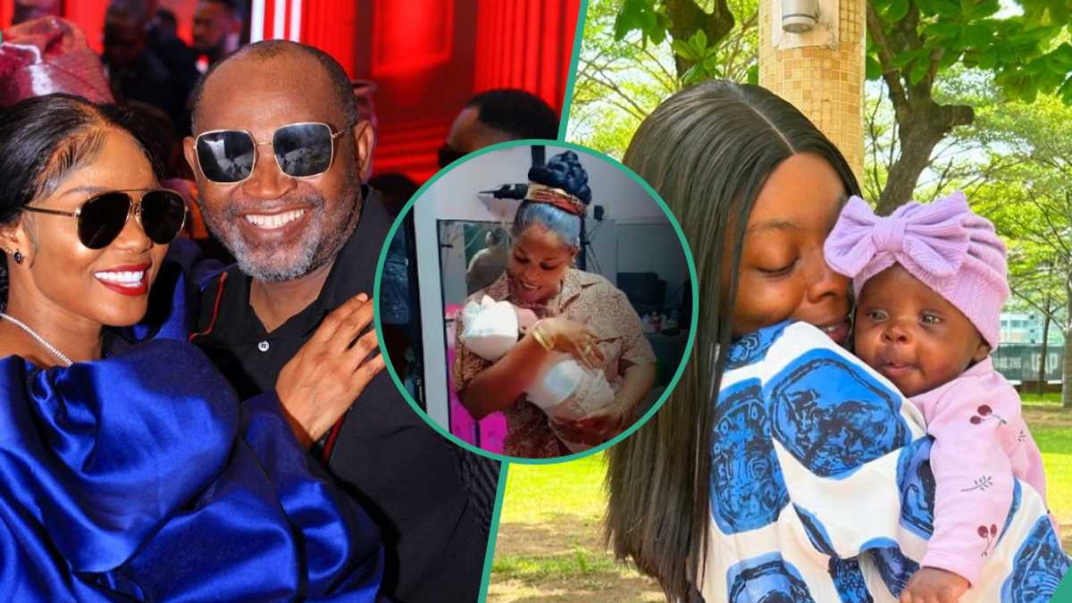 Video: See how Iyabo Ojo felt meeting her lover's granddaughter for the first time