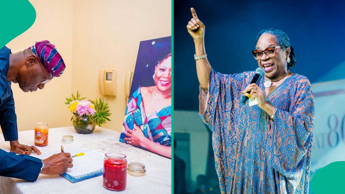 See photos of late Onyeka Onwenu's 2 sons as Sanwo-Olu pays condolence visit to their family