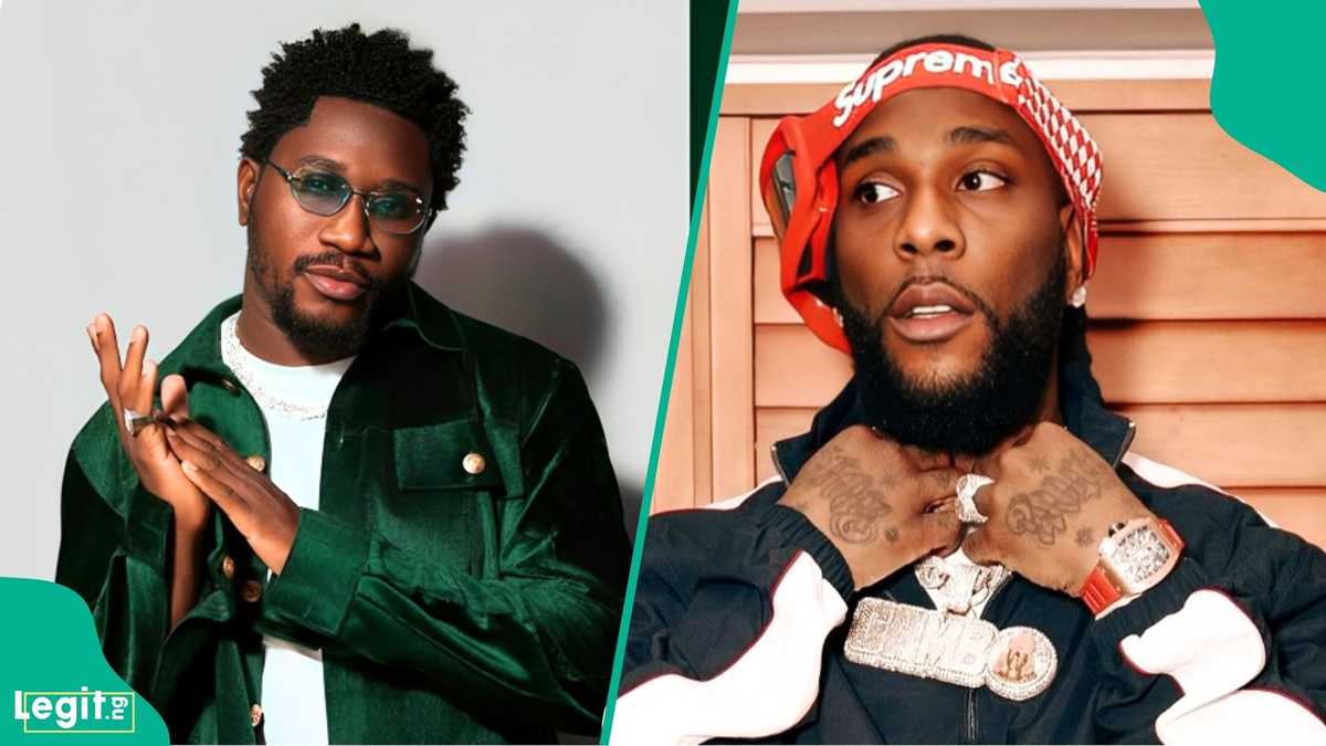 Nasboi shares moment Burna Boy gifted him money at club