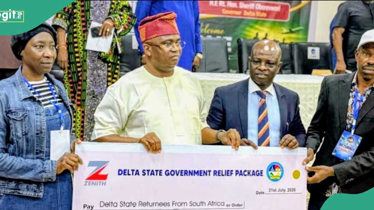 Delta gives 86 South Africa returnees N2m per family, monthly stipends