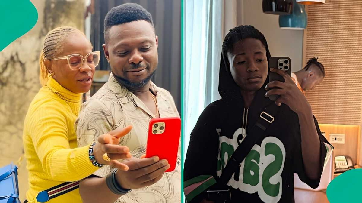 Kunle Afod, estranged wife Desola reunite online for son’s new milestone, their messages warm hearts