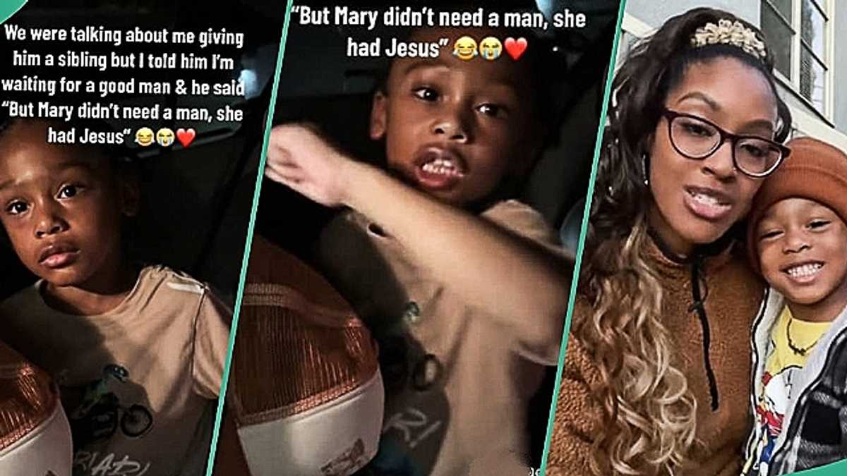 This trending video showing a little boy's smart conversation with his mother has amazed internet!