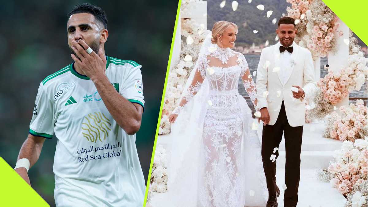 Riyad Mahrez: Former Manchester City star marries Christian wife for the third time in 2 years