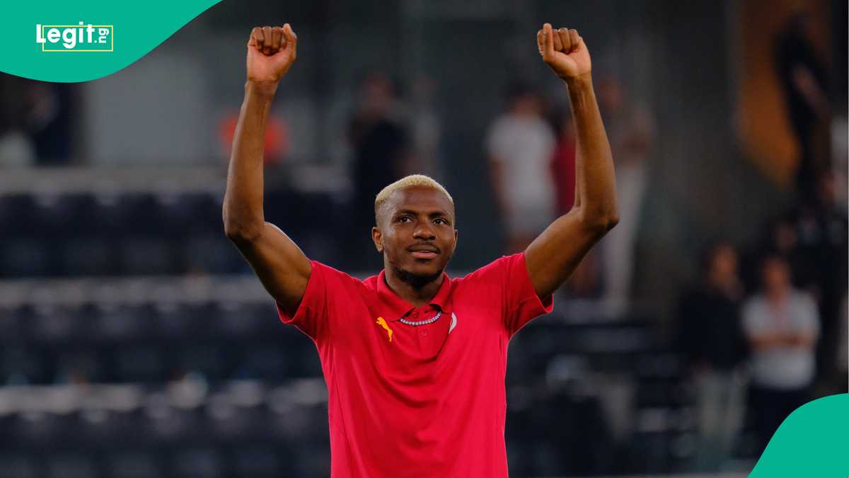 Watch: Victor Osimhen spotted at Lagos restaurant wearing Galatasaray jersey