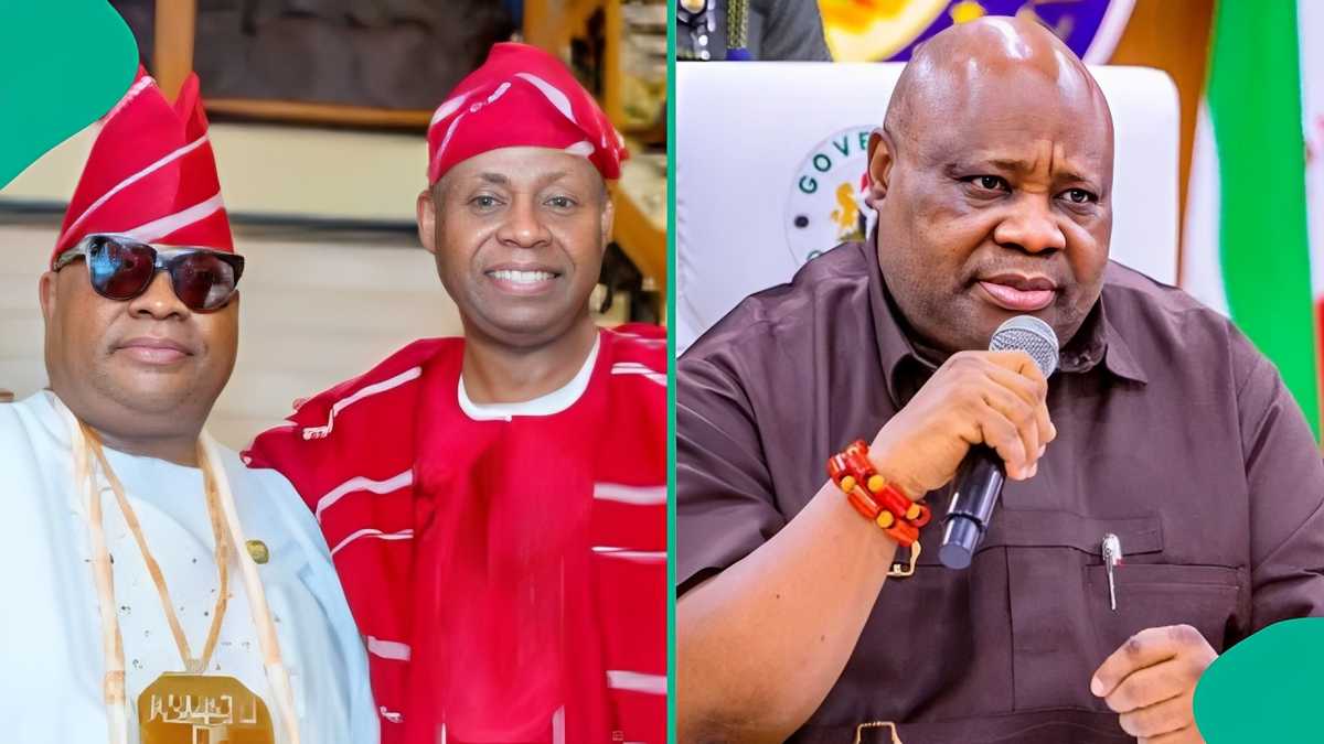 Video: Davido's billionaire father Deji Adeleke, Osun gov sing at family event