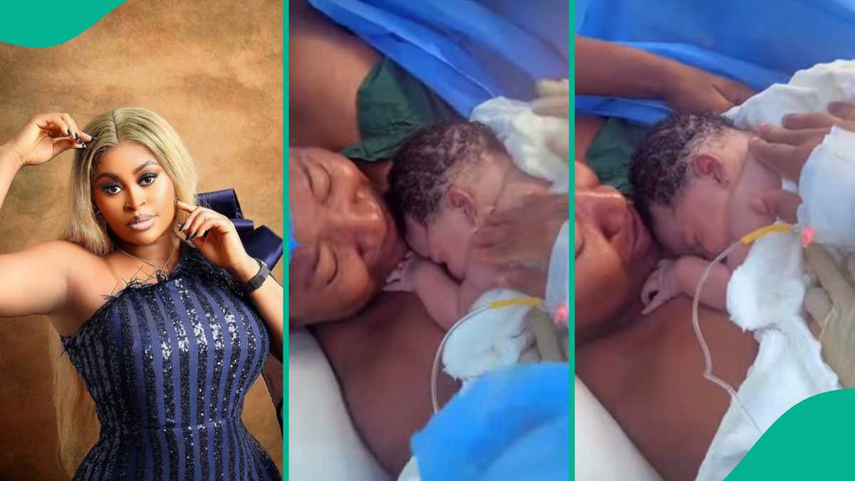 “As per mother of all nation”: Sarah Martins creates drama, shades Yul Edochie, Judy's new baby name