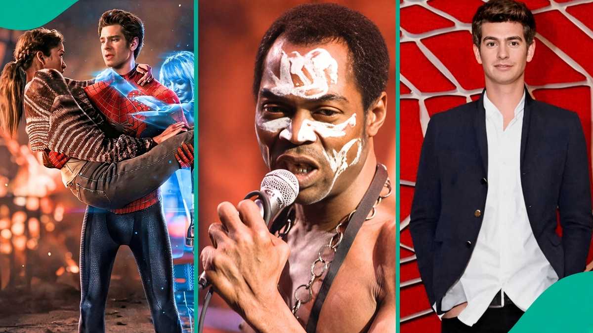 Andrew Garfield shares how Fela Kuti's music influenced the way he moved as Spider-Man