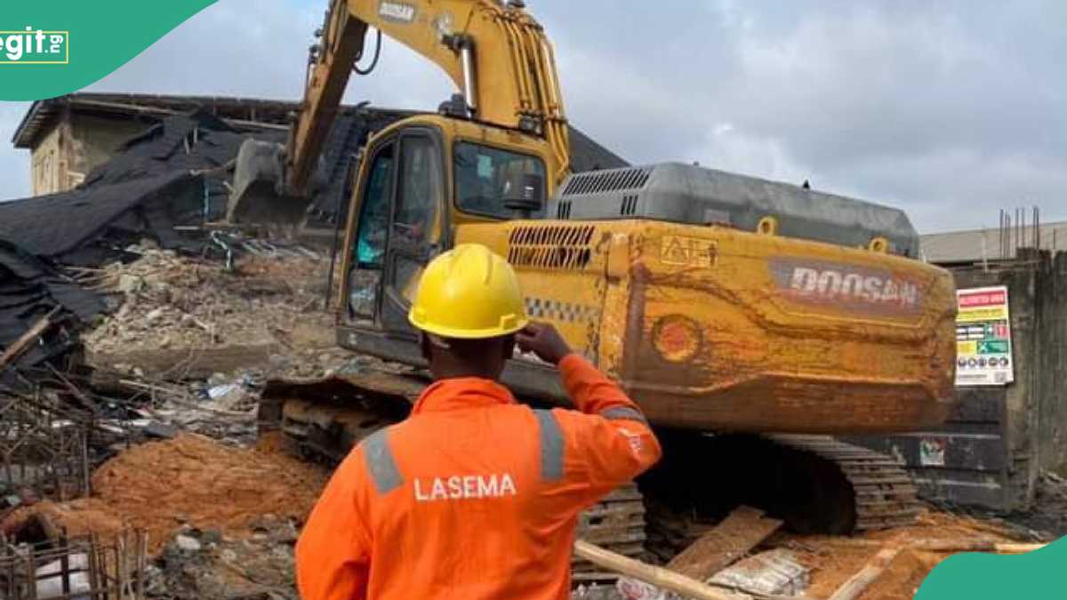 BREAKING: Another building collapses in Lagos, deaths recorded