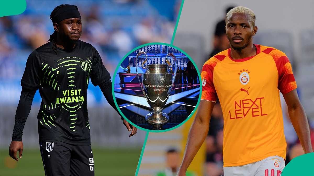 Super Eagles stars on Champions League duty on matchday 2, including Osimhen and Lookman