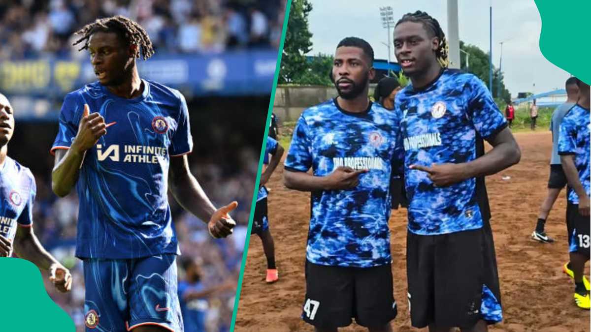 Lesley Ugochukwu: Former Chelsea midfielder spotted playing street football in Imo State, video