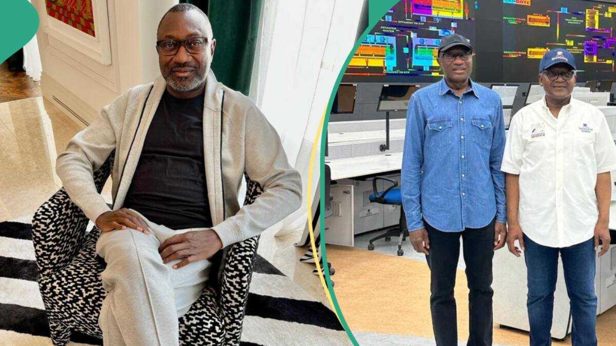 Femi Otedola shares only reason he prays to God during Dangote refinery visit