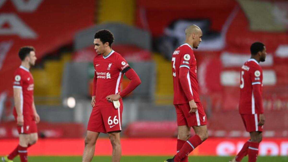 Vivid 'we Crumbled' - Another Loss, Another Unwanted Record For Leaky Liverpool Abstract Illustration Vivid 'we Crumbled' - Another Loss, Another Unwanted Record For Leaky Liverpool Abstract Illustration