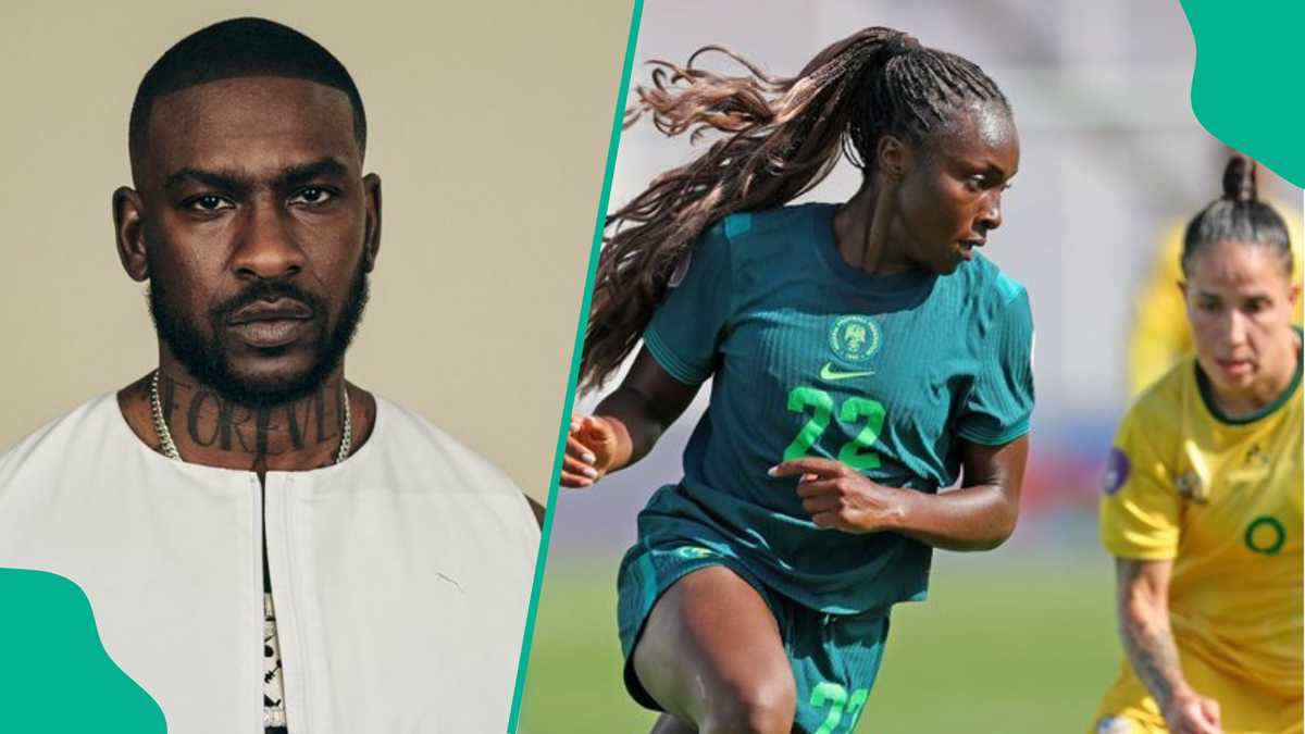 Michelle Alozie: UK Rapper Skepta Praises Super Falcons Star After ...
