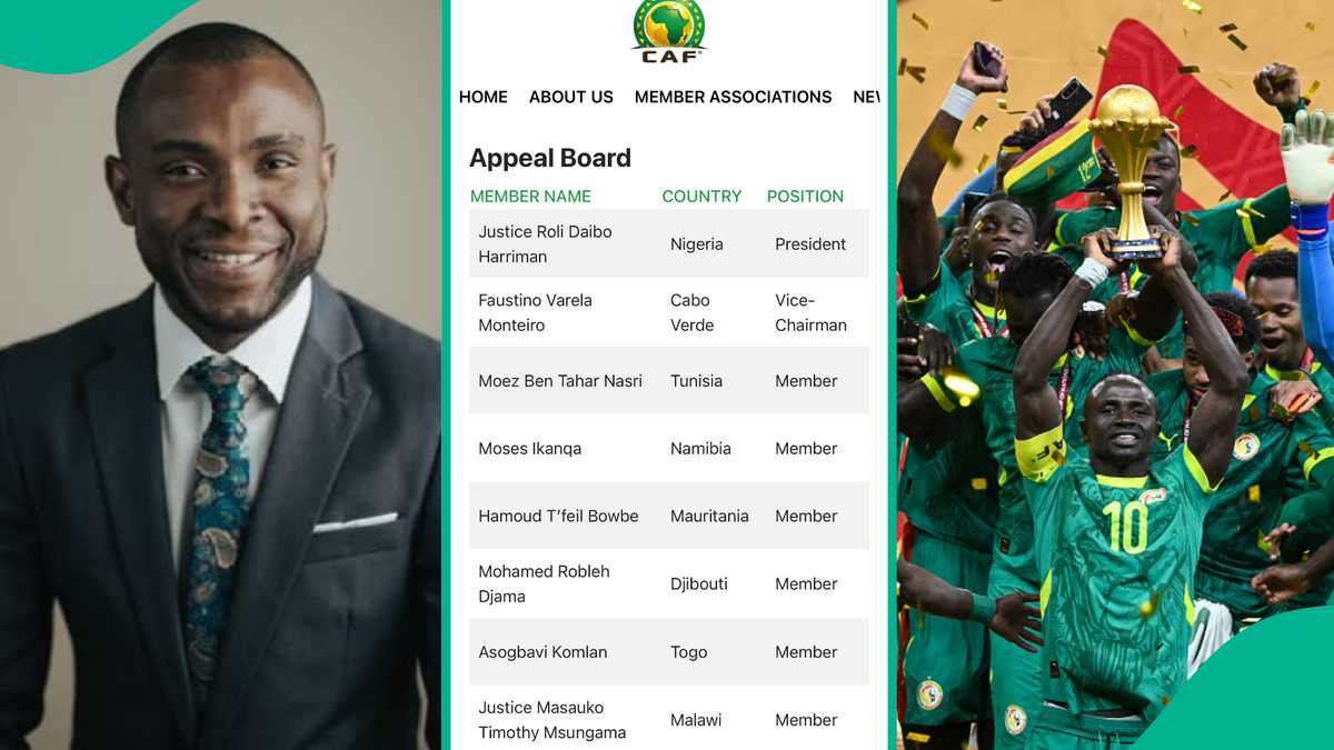 AFCON 2025: Journalist posts list of 9 people on CAF appeal team that stripped Senegal of title