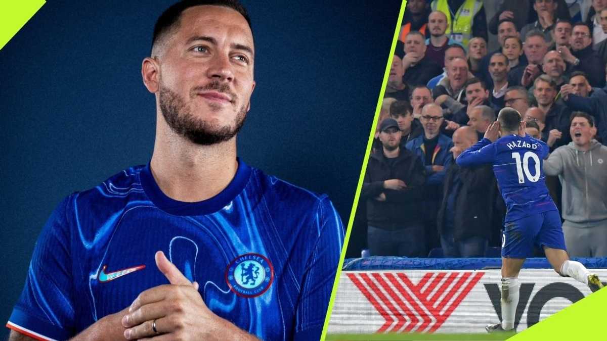 BRING HIM BACK: Fans beg Chelsea to resign Eden Hazard after modelling club's new kit