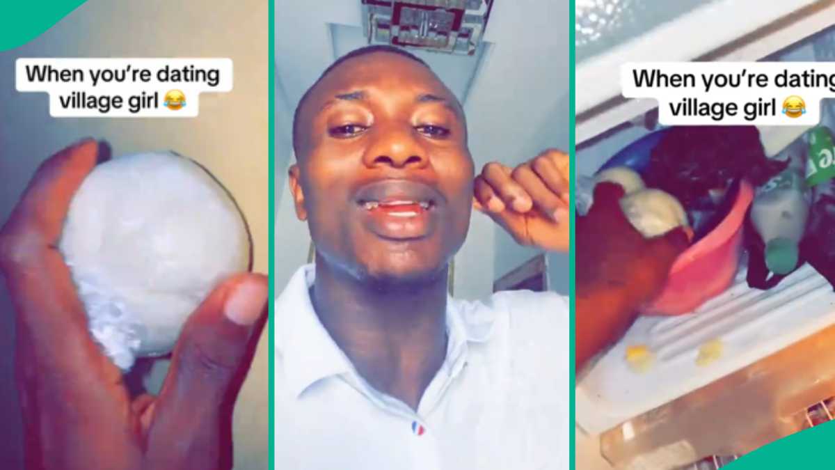 Man criticises girlfriend for keeping wraps of fufu in freezer, tags her village girl