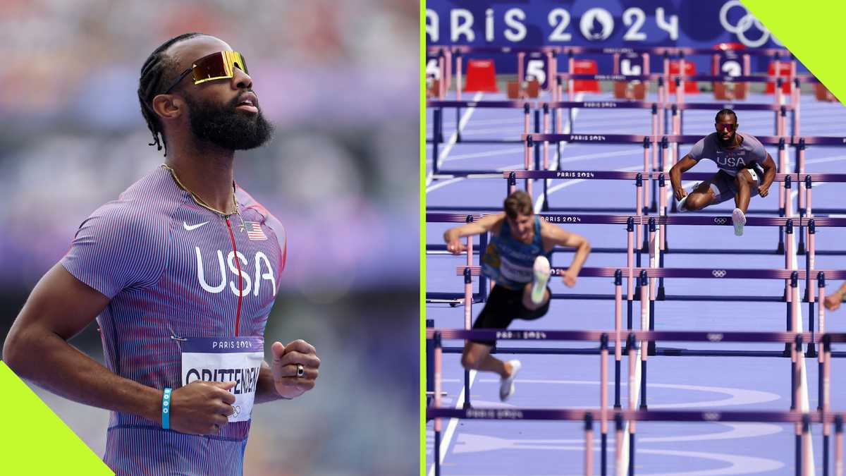 American sprinter Freddie Crittenden reveals why he jogged in his 110m hurdles race