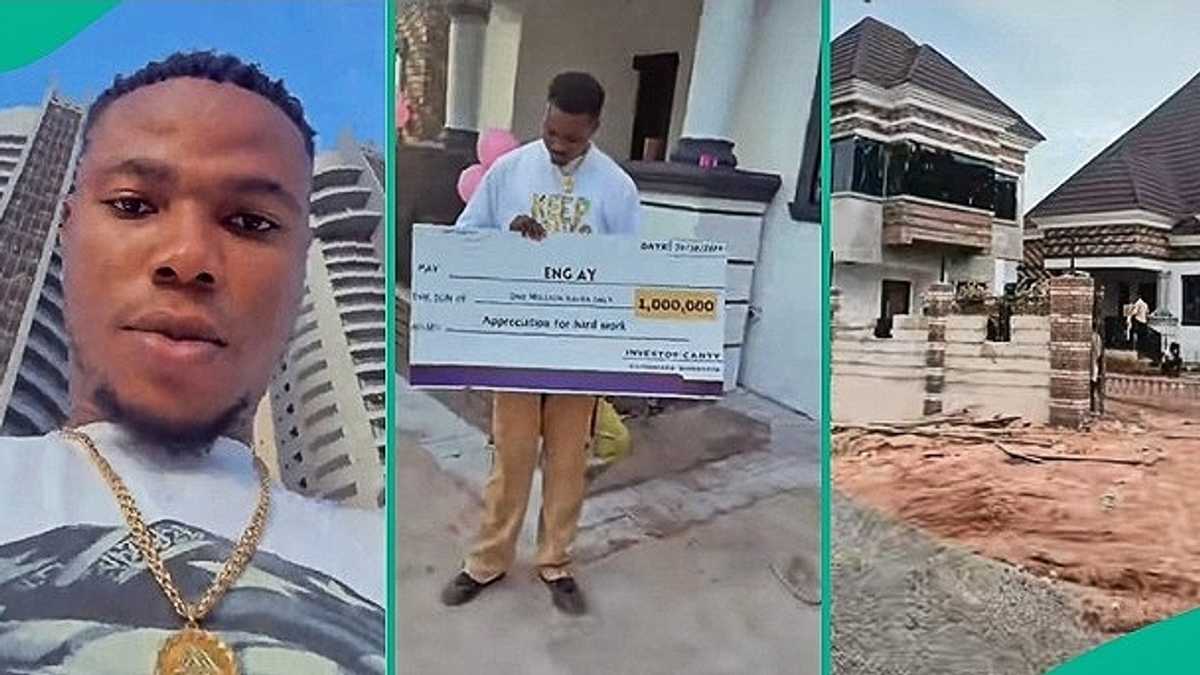 Watch video as satisfied house owner surprises structural engineer with N1 million