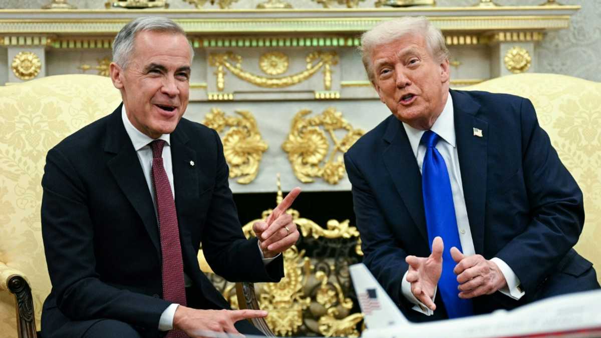 Trump talks up Canada trade deal chances with 'world-class' Carney