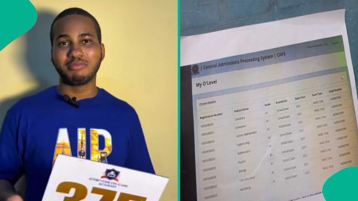 WAEC Result of Boy Who Scored Highest Mark in 2025 JAMB Surfaces Online
