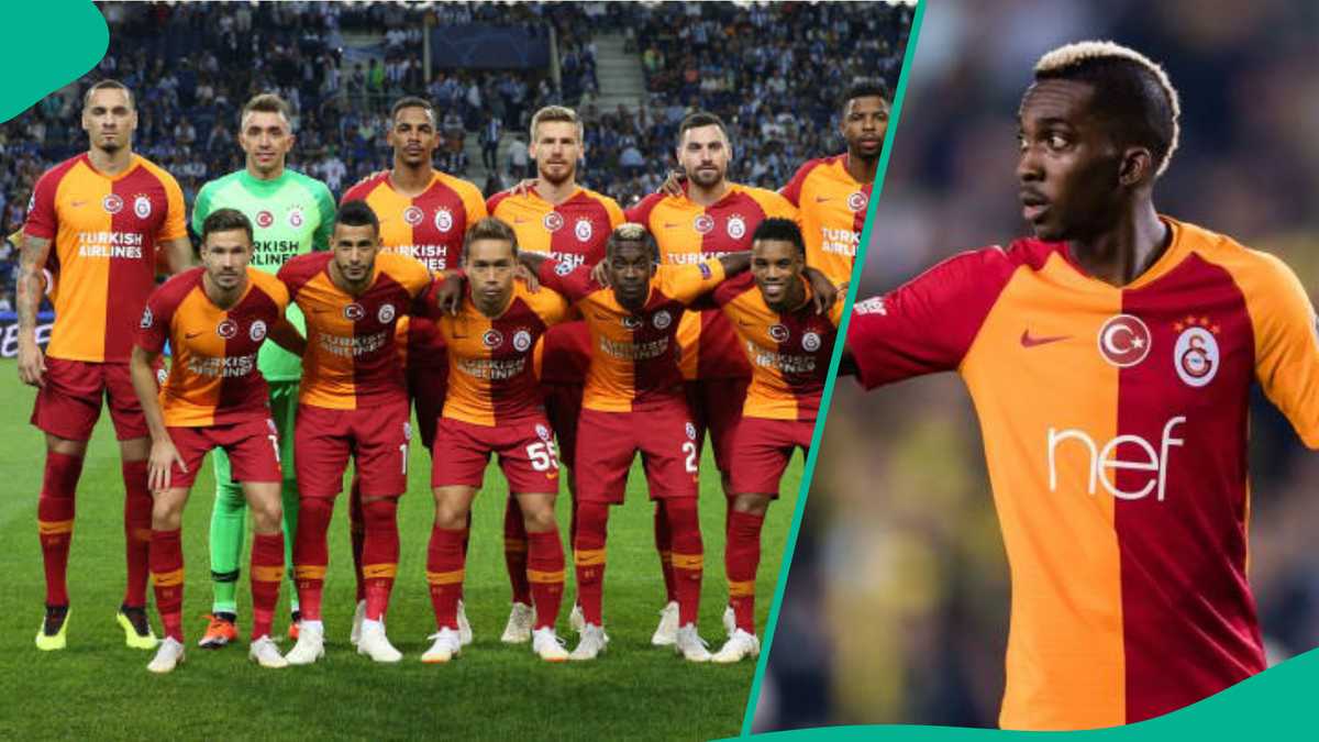 Video: Fans react as ex-Galatasaray striker pulled up to Surulere with 9 soldiers to play street football