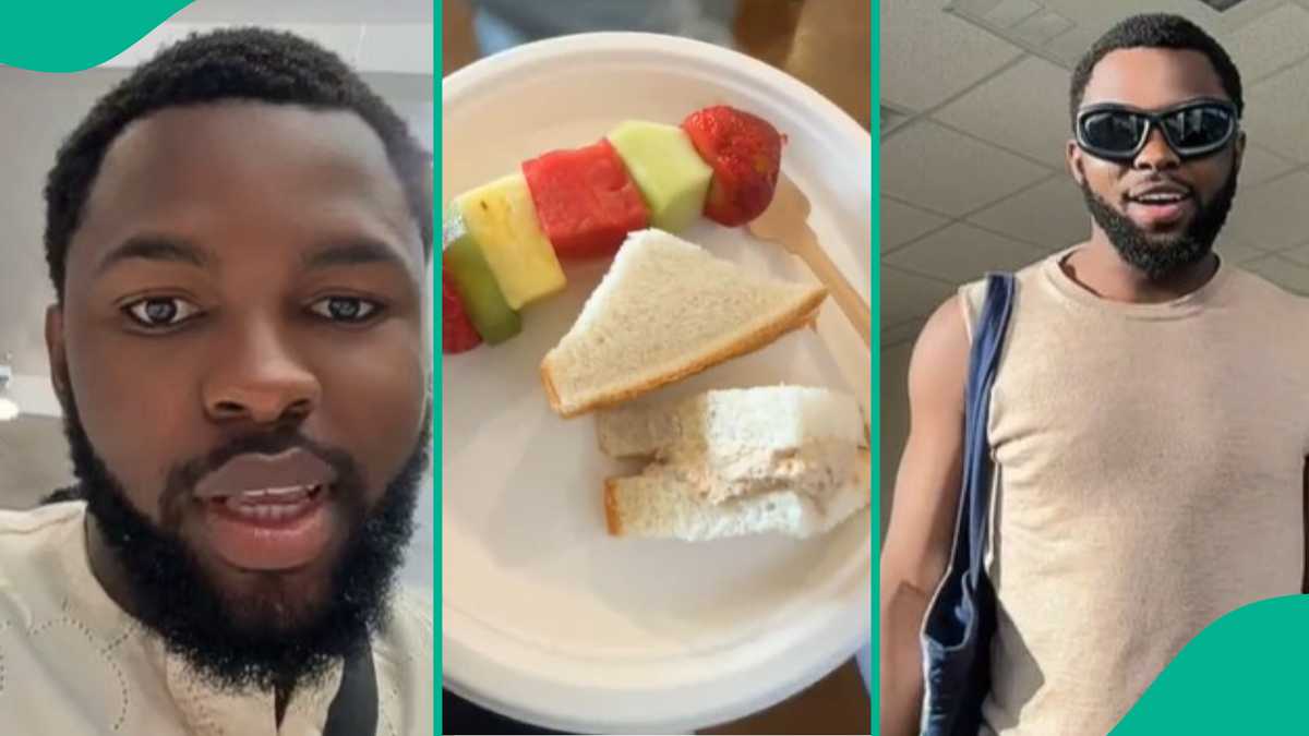 WATCH: Disappointed Nigerian man celebrates sallah with unexpected meal in trending video