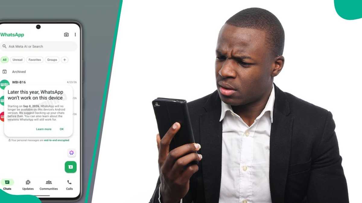 Two Android phones and devices lose WhatsApp support