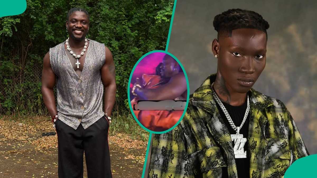 VDM surprises Zinoleesky with unexpected appearance at Abuja concert, duo hug tightly in video
