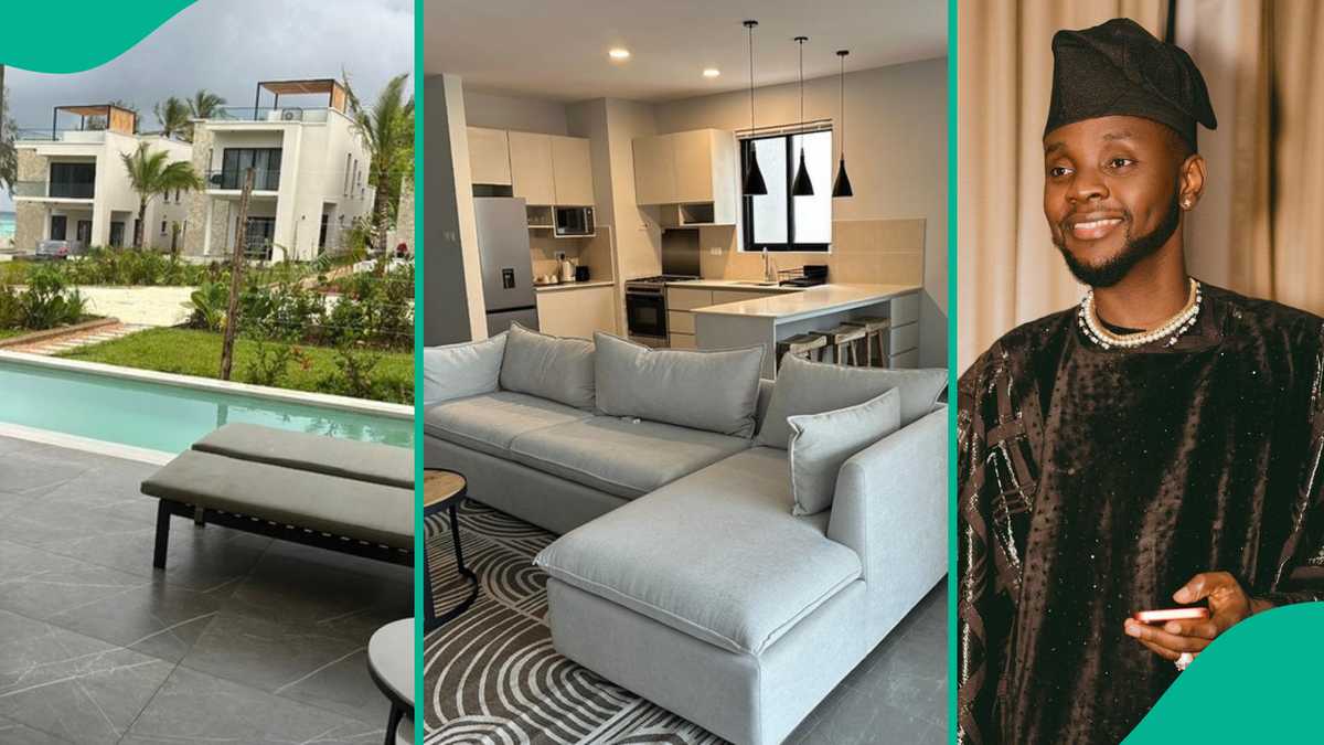 "Christmas came early": Kizz Daniel gifts himself vacation home in Tanzania, shows off interior