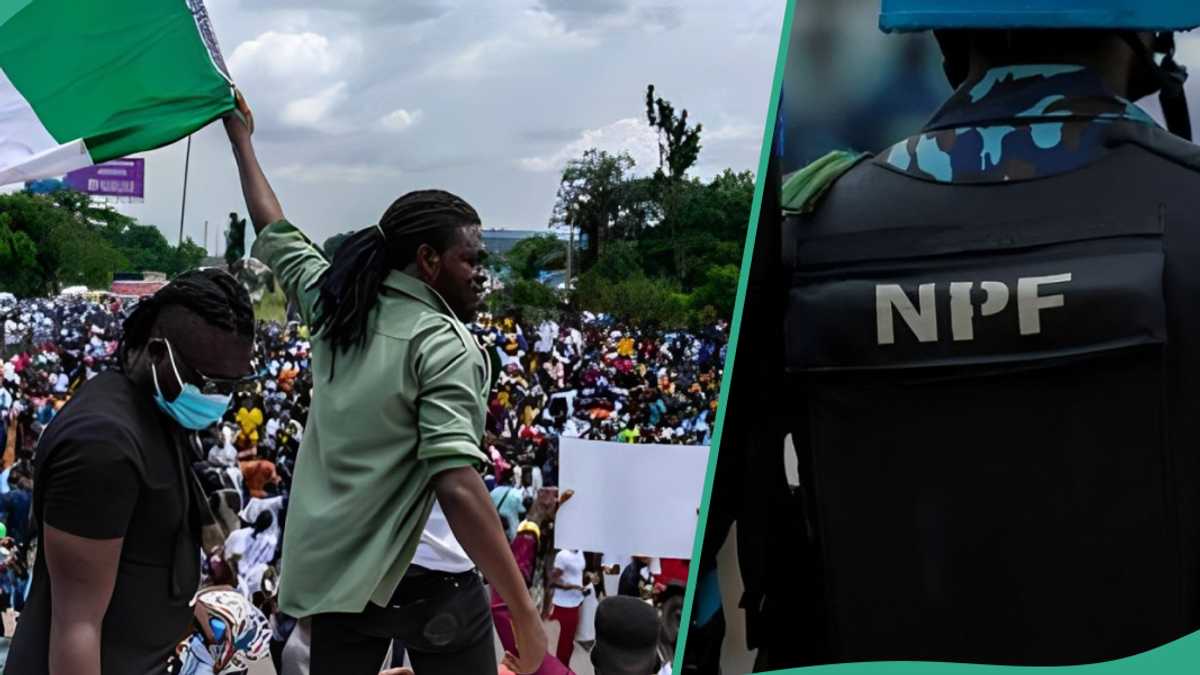 BREAKING: Abuja-Kaduna highway blocked by protesters as policemen struggle to regain control